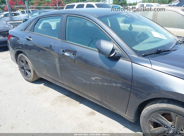 5NPLM4AG6MH011386 2021 HYUNDAI ELANTRA Gray 