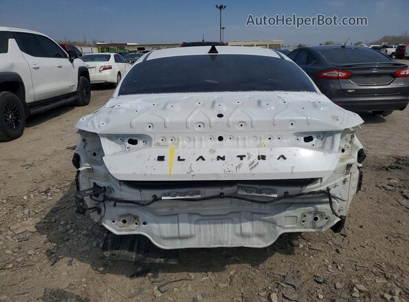 5NPLM4AG6MH025398 2021 HYUNDAI ELANTRA White Հետևի տեսք