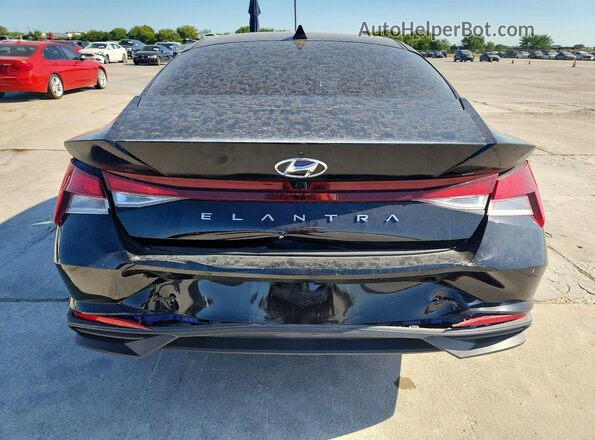 5NPLM4AG6MH029841 2021 HYUNDAI ELANTRA Black Հետևի տեսք