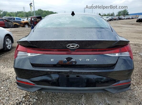 5NPLM4AG6MH037700 2021 HYUNDAI ELANTRA Black Հետևի տեսք