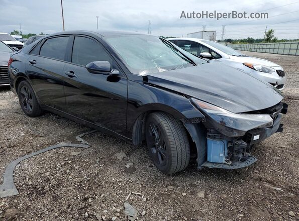 5NPLM4AG6MH037700 2021 HYUNDAI ELANTRA Black Առջևի աջ