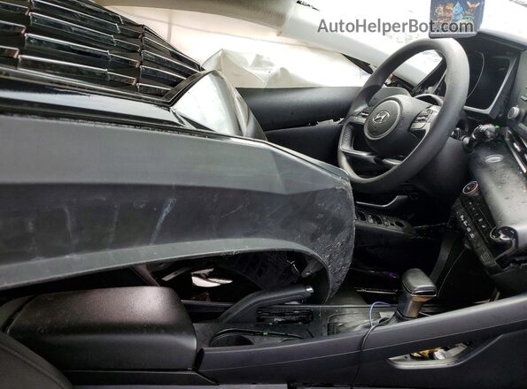 5NPLM4AG6MH037700 2021 HYUNDAI ELANTRA Black Սալոնի դիմացի տեսք