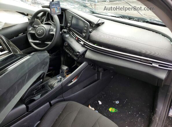 5NPLM4AG6MH037700 2021 HYUNDAI ELANTRA Black Առջևի վահանակի տեսք