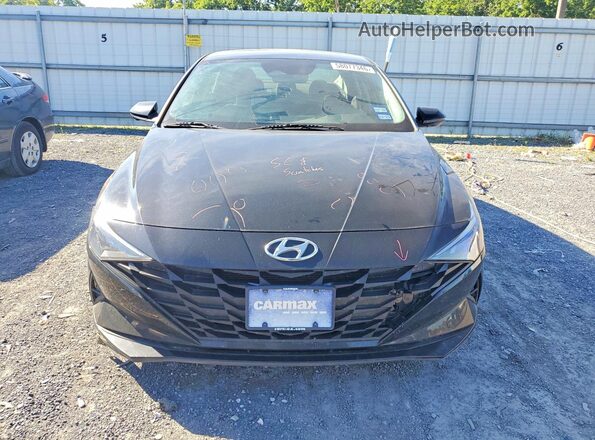 5NPLM4AG6MH044341 2021 HYUNDAI ELANTRA Черный Вид спереди