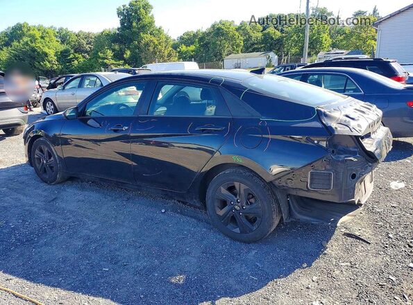 5NPLM4AG6MH044341 2021 HYUNDAI ELANTRA Черный Задняя левая четверть