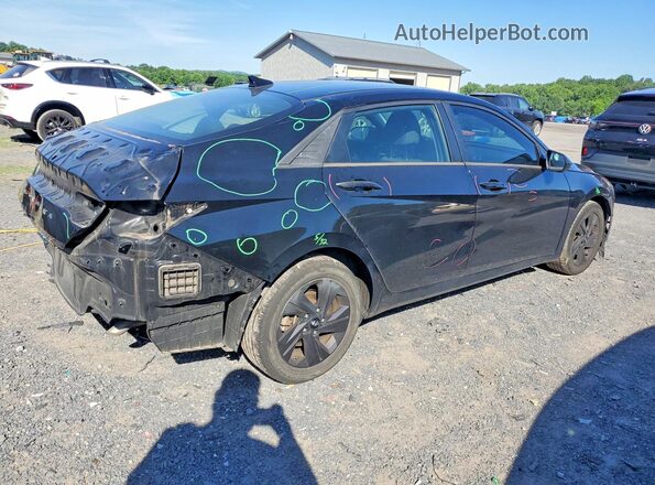 5NPLM4AG6MH044341 2021 HYUNDAI ELANTRA Черный Задняя правая четверть