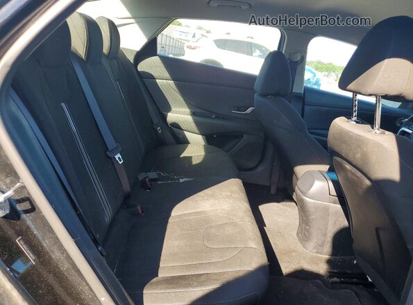 5NPLM4AG6MH044341 2021 HYUNDAI ELANTRA Черный Вид задних сидений