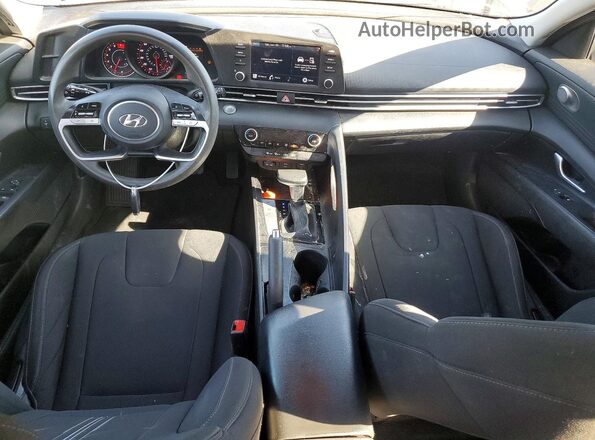 5NPLM4AG6MH044341 2021 HYUNDAI ELANTRA Черный Вид панели приборов