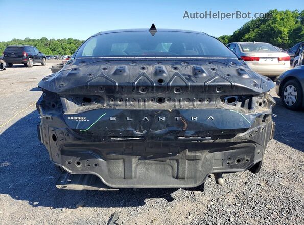 5NPLM4AG6MH044341 2021 HYUNDAI ELANTRA Черный Вид сзади