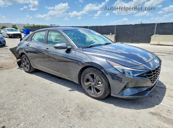 5NPLM4AG6NH079138 2022 HYUNDAI ELANTRA Gray წინა მარჯვენა