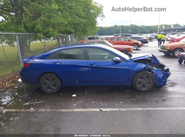5NPLM4AG6PH117308 2023 HYUNDAI ELANTRA Blue Սալոնի հետևի տեսք