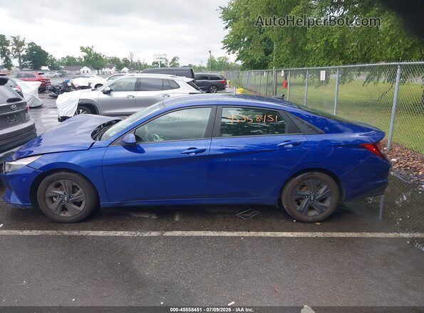 5NPLM4AG6PH117308 2023 HYUNDAI ELANTRA Blue Սալոնի 360 աստիճան տեսք