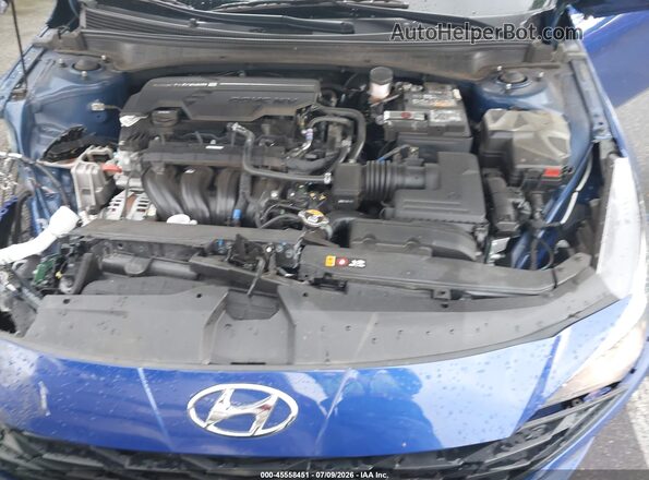 5NPLM4AG6PH117308 2023 HYUNDAI ELANTRA Blue Հետևի տեսք