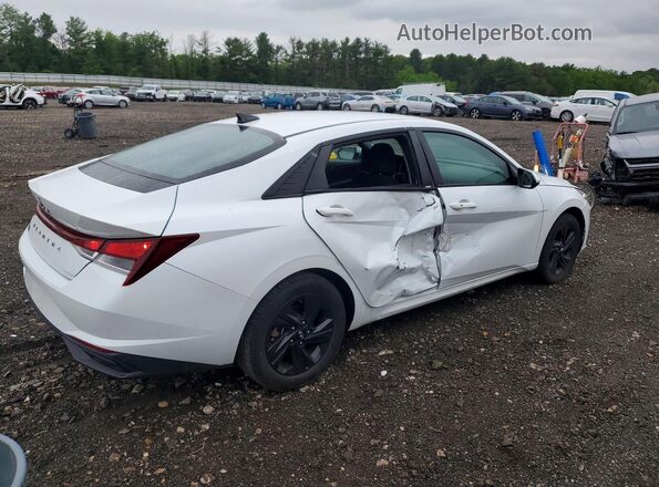 5NPLM4AG7MH017438 2021 HYUNDAI ELANTRA White უკანა მარჯვენა