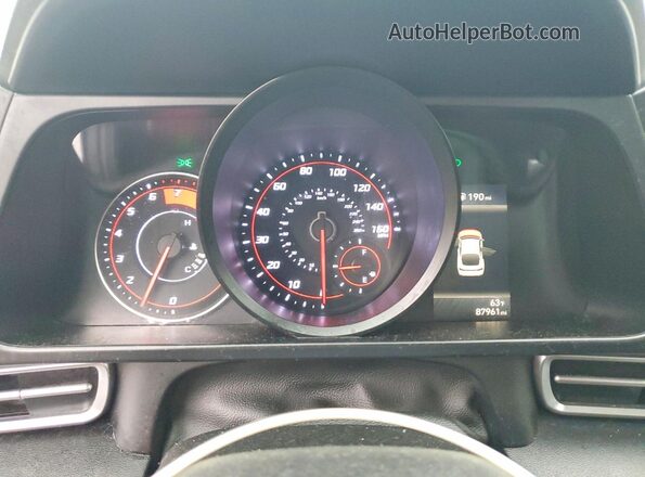 5NPLM4AG7MH017438 2021 HYUNDAI ELANTRA White ხელსაწყოთა პანელის ხედი