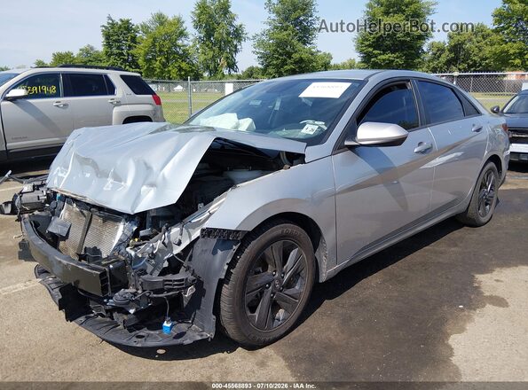 5NPLM4AG7MH026477 2021 HYUNDAI ELANTRA Silver Przód lewy