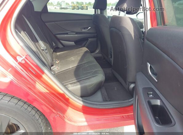 5NPLM4AG7MH028309 2021 HYUNDAI ELANTRA Red Вид наклейки з VIN-кодом