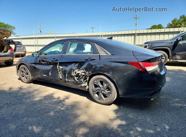 5NPLM4AG7MH029931 2021 HYUNDAI ELANTRA Black Հետևի ձախ
