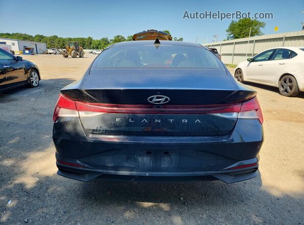 5NPLM4AG7MH029931 2021 HYUNDAI ELANTRA Black Հետևի տեսք