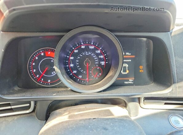 5NPLM4AG7MH029931 2021 HYUNDAI ELANTRA Black Սարքավորումների վահանակի տեսք