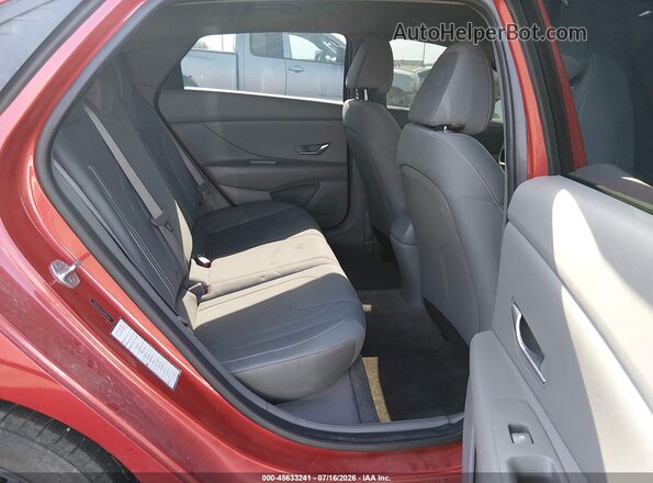 5NPLM4AG7MH046504 2021 HYUNDAI ELANTRA Red VIN კოდის სტიკერის ხედი