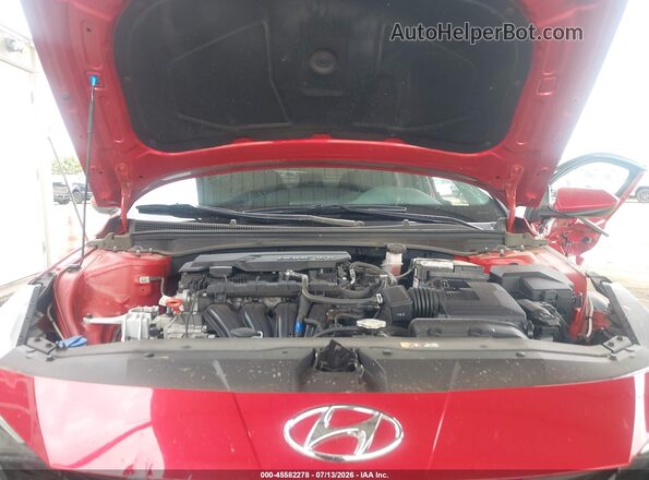 5NPLM4AG7MH051587 2021 HYUNDAI ELANTRA Red Вид ззаду