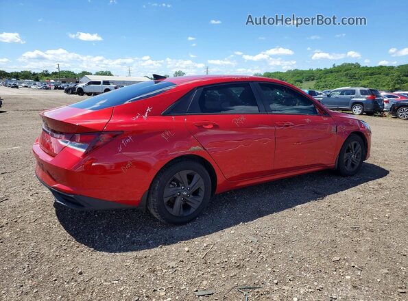 5NPLM4AG7NH079228 2022 HYUNDAI ELANTRA Red Tył prawy
