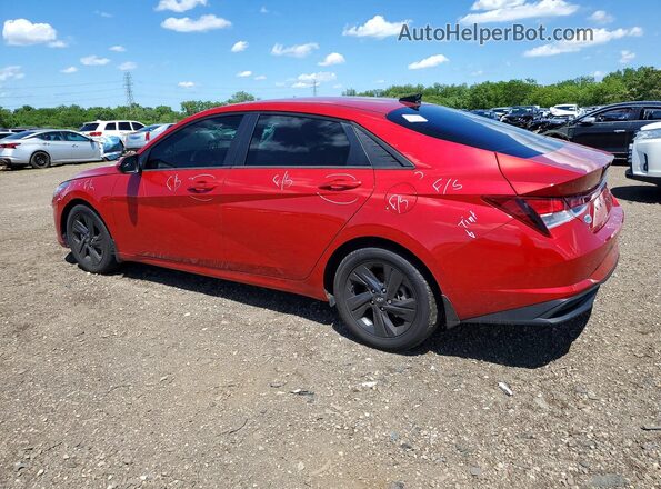 5NPLM4AG7NH079228 2022 HYUNDAI ELANTRA Red Tył lewy