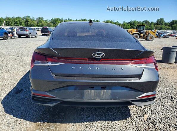 5NPLM4AG8MH002012 2021 HYUNDAI ELANTRA Gray უკანა ხედი