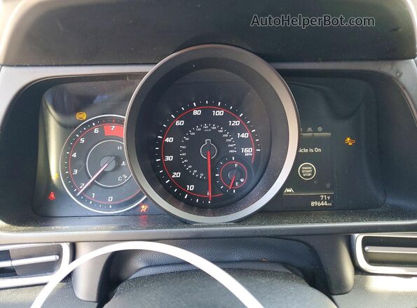 5NPLM4AG8MH002012 2021 HYUNDAI ELANTRA Gray ხელსაწყოთა პანელის ხედი