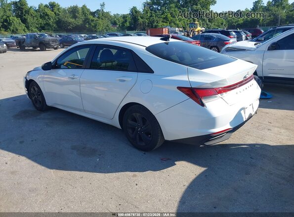 5NPLM4AG8MH011227 2021 HYUNDAI ELANTRA White უკანა მარცხენა