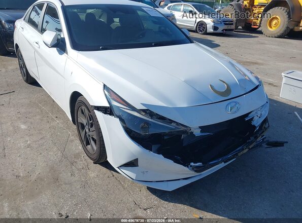 5NPLM4AG8MH011227 2021 HYUNDAI ELANTRA White წინა ხედი