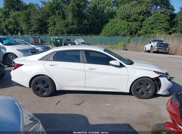 5NPLM4AG8MH011227 2021 HYUNDAI ELANTRA White უკანა სალონის ხედი