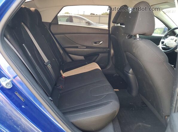 5NPLM4AG8MH011843 2021 HYUNDAI ELANTRA Blue Вид задніх сидінь