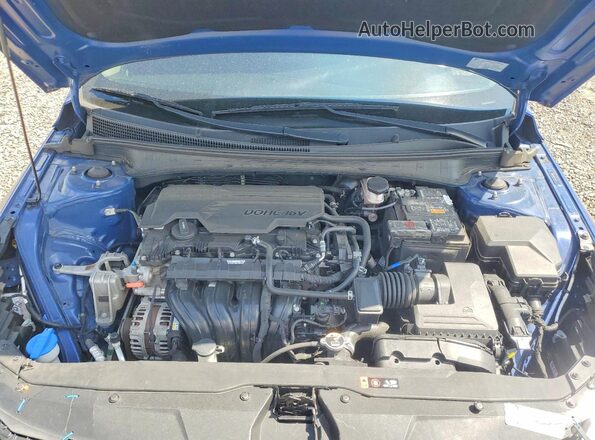 5NPLM4AG8MH011843 2021 HYUNDAI ELANTRA Blue Вид задньої частини салону