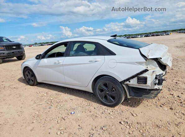 5NPLM4AG8MH034782 2021 HYUNDAI ELANTRA White Trasero izquierdo