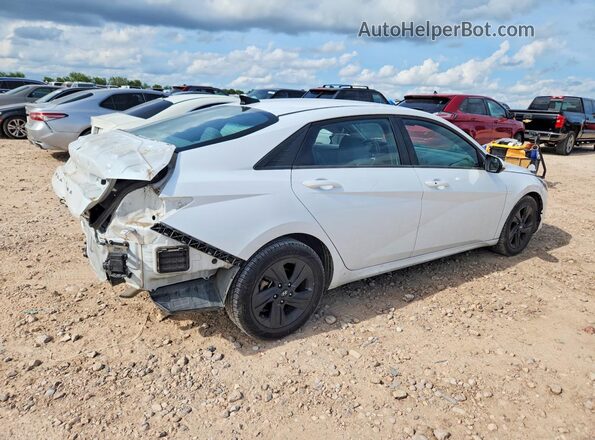 5NPLM4AG8MH034782 2021 HYUNDAI ELANTRA White Trasero derecho