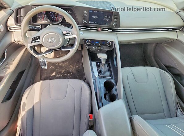 5NPLM4AG8MH034782 2021 HYUNDAI ELANTRA White Vista del salpicadero