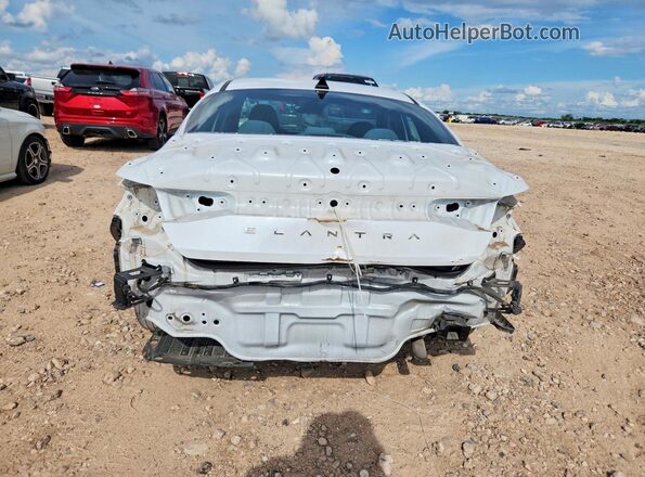 5NPLM4AG8MH034782 2021 HYUNDAI ELANTRA White Vista trasera