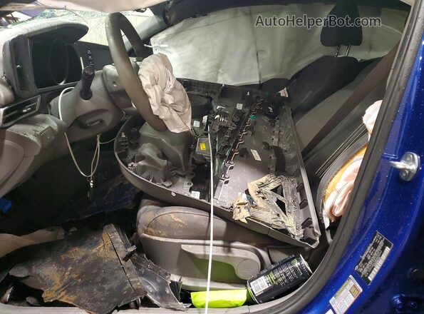 5NPLM4AG8MH035463 2021 HYUNDAI ELANTRA Blue Front interior view