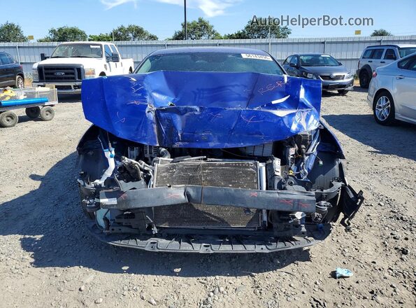 5NPLM4AG8MH036418 2021 HYUNDAI ELANTRA Blue Front view