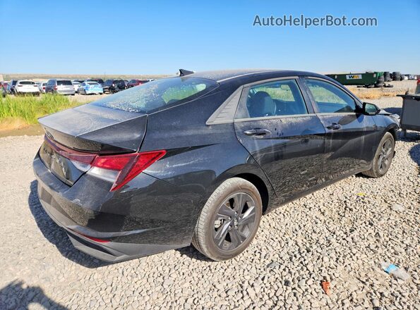 5NPLM4AG8NH079738 2022 HYUNDAI ELANTRA Black უკანა მარჯვენა