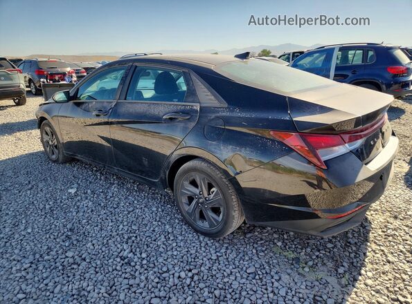 5NPLM4AG8NH079738 2022 HYUNDAI ELANTRA Black უკანა მარცხენა