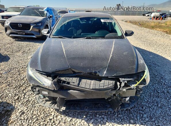 5NPLM4AG8NH079738 2022 HYUNDAI ELANTRA Black წინა ხედი
