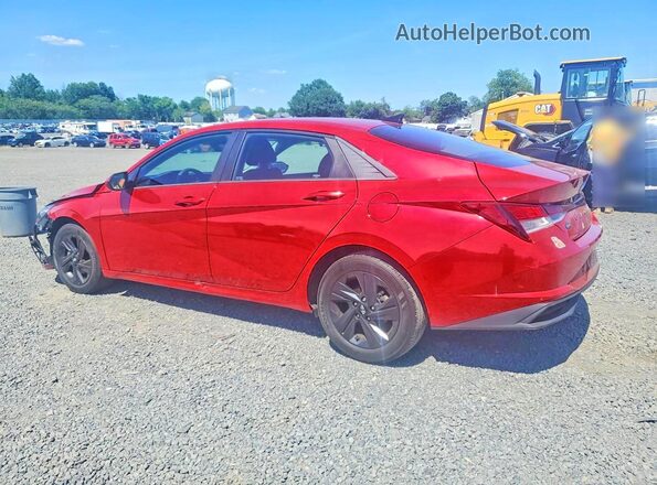 5NPLM4AG8PH118508 2023 HYUNDAI ELANTRA Maroon Trasero izquierdo