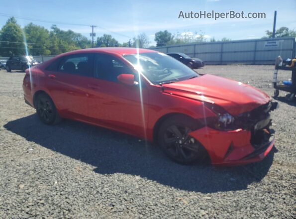 5NPLM4AG8PH118508 2023 HYUNDAI ELANTRA Maroon Delantero derecho