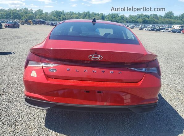 5NPLM4AG8PH118508 2023 HYUNDAI ELANTRA Maroon Vista trasera