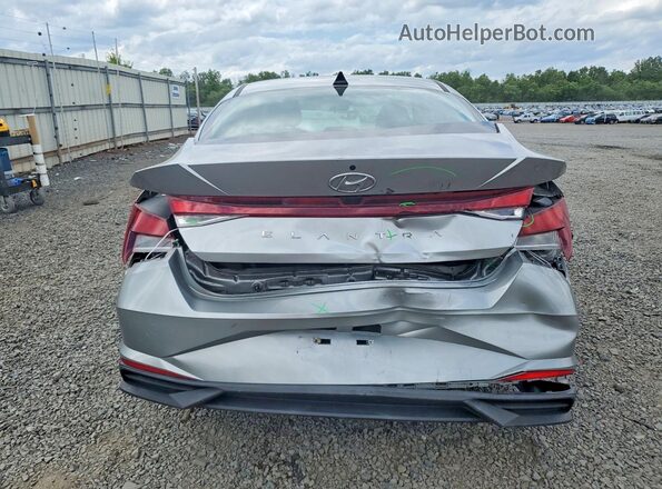 5NPLM4AG9MH010216 2021 HYUNDAI ELANTRA Gray Widok z tyłu