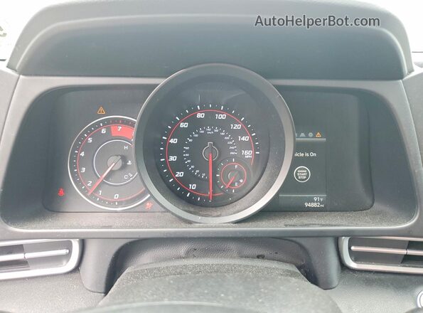 5NPLM4AG9MH010216 2021 HYUNDAI ELANTRA Gray Widok zestawu wskaźników