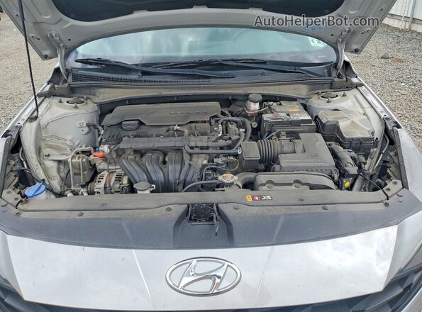 5NPLM4AG9MH010216 2021 HYUNDAI ELANTRA Gray Widok wnętrza z tyłu